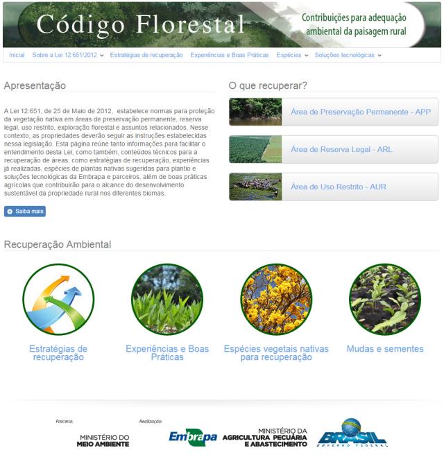 Ir para  <p><big>A partir desta quarta-feira (27), as contribui&ccedil;&otilde;es desenvolvidas pela Embrapa e parceiros, com o objetivo de ajudar a proteger e restaurar a vegeta&ccedil;&atilde;o nativa do pa&iacute;s,...